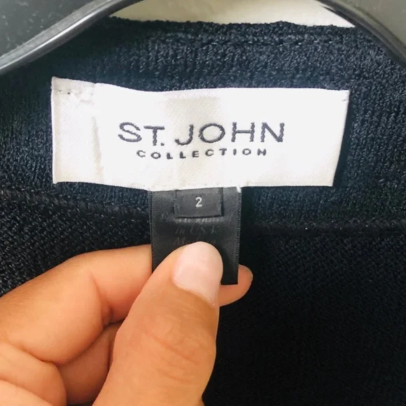 STJ JOHN Santana Knit Long Embellished Jacket - Picture 10 of 10